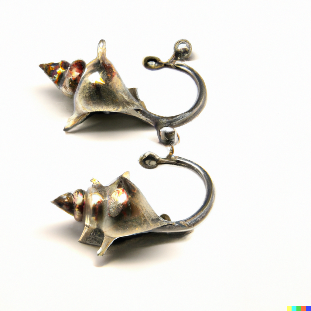 DALL·E 2022-10-08 15.49.52 - Conch ear danglers for tribal stretched ears gauged .png